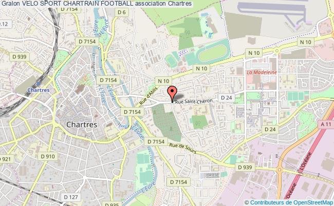 plan association Velo Sport Chartrain Football Chartres