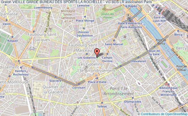 plan association Vieille Garde Bureau Des Sports La Rochelle - Vg Bds Lr Paris