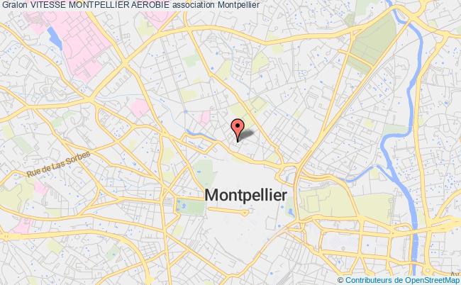 plan association Vitesse Montpellier Aerobie Montpellier