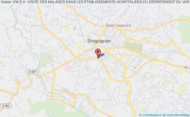 plan association V.m.e.h. Visite Des Malades Dans Les Etablissements Hospitaliers Du Departement Du Var Draguignan
