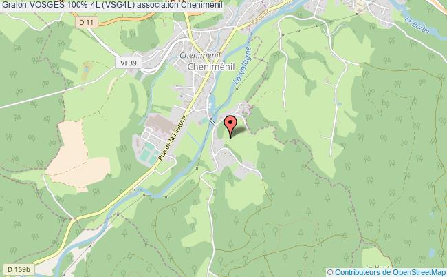 plan association Vosges 100% 4l (vsg4l) Cheniménil