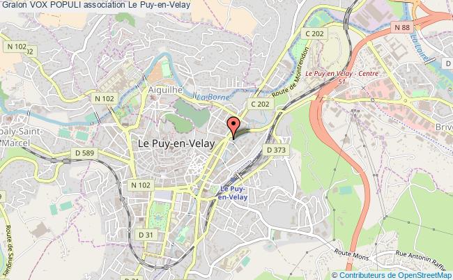 plan association Vox Populi Le    Puy-en-Velay