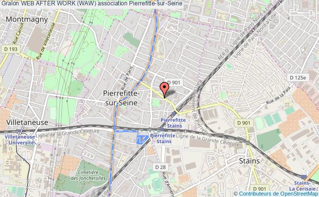 plan association Web After Work (waw) Pierrefitte-sur-Seine
