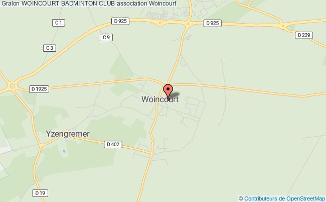 plan association Woincourt Badminton Club Woincourt