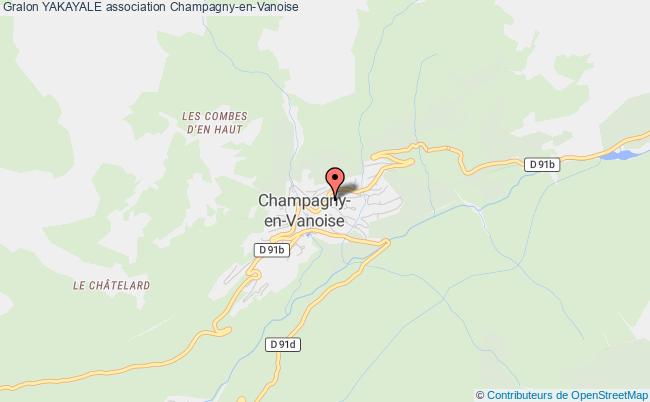 plan association Yakayale Champagny-en-Vanoise
