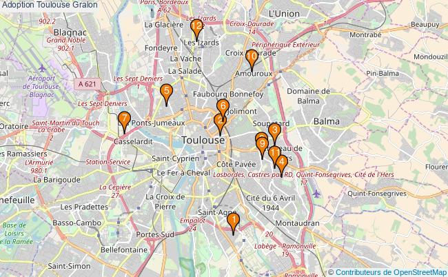 12 Bis Chemin Du Séminaire 31200 Toulouse Adoption Toulouse Associations adoption Toulouse : 12 associations