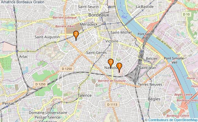plan Amatrice Bordeaux Associations Amatrice Bordeaux : 3 associations
