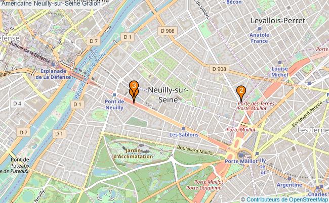 plan Américaine Neuilly-sur-Seine Associations américaine Neuilly-sur-Seine : 3 associations