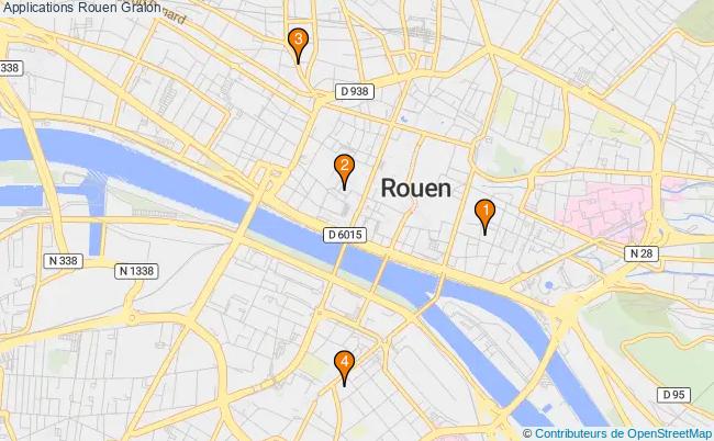 plan Applications Rouen Associations applications Rouen : 4 associations