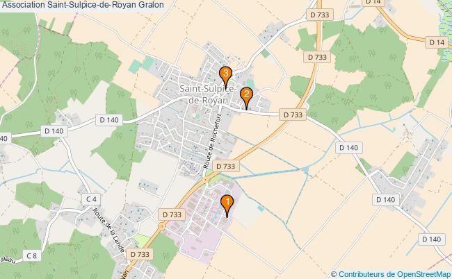 plan Association Saint-Sulpice-de-Royan Associations association Saint-Sulpice-de-Royan : 4 associations