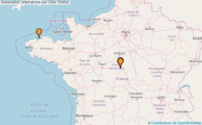 plan Association Villefranche-sur-Cher Associations association Villefranche-sur-Cher : 5 associations