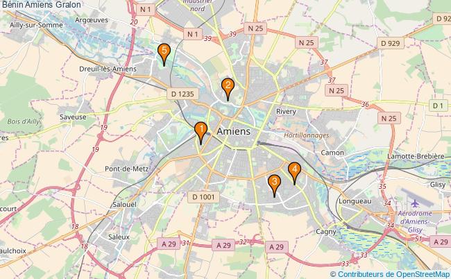 plan Bénin Amiens Associations Bénin Amiens : 5 associations