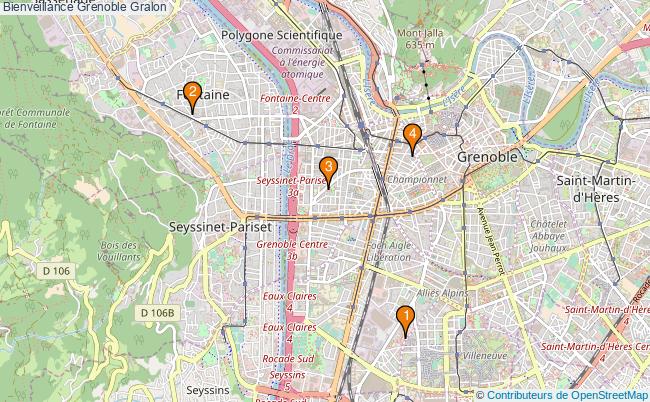 plan Bienveillance Grenoble Associations Bienveillance Grenoble : 4 associations