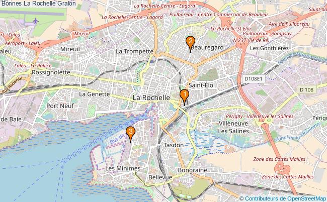 plan Bonnes La Rochelle Associations Bonnes La Rochelle : 5 associations