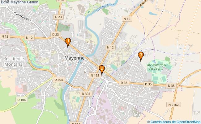plan Boxe Mayenne Associations boxe Mayenne : 3 associations