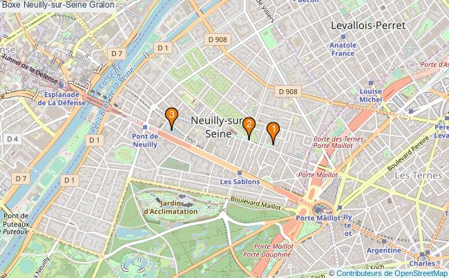 plan Boxe Neuilly-sur-Seine Associations boxe Neuilly-sur-Seine : 3 associations