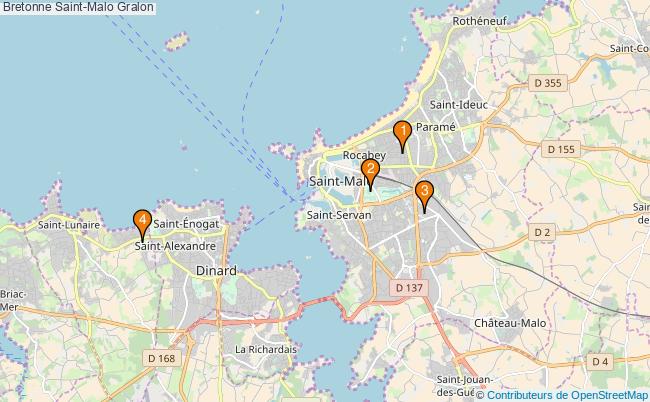 plan Bretonne Saint-Malo Associations bretonne Saint-Malo : 5 associations