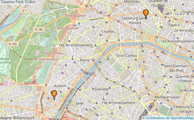 plan Caserne Paris Associations caserne Paris : 5 associations