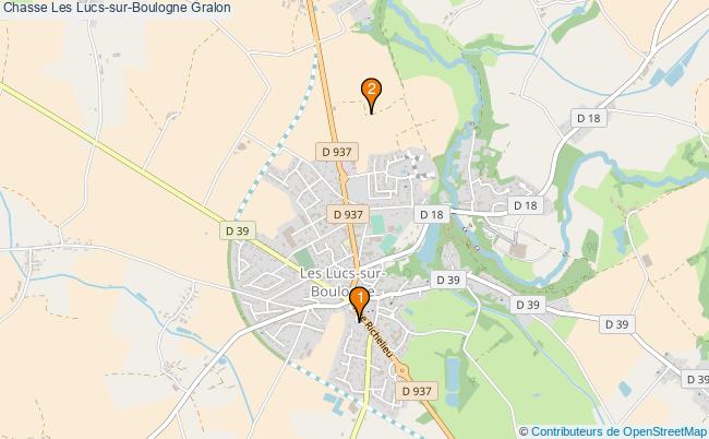 plan Chasse Les Lucs-sur-Boulogne Associations chasse Les Lucs-sur-Boulogne : 3 associations