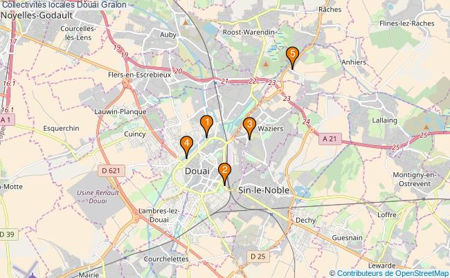 plan Collectivités locales Douai Associations collectivités locales Douai : 5 associations