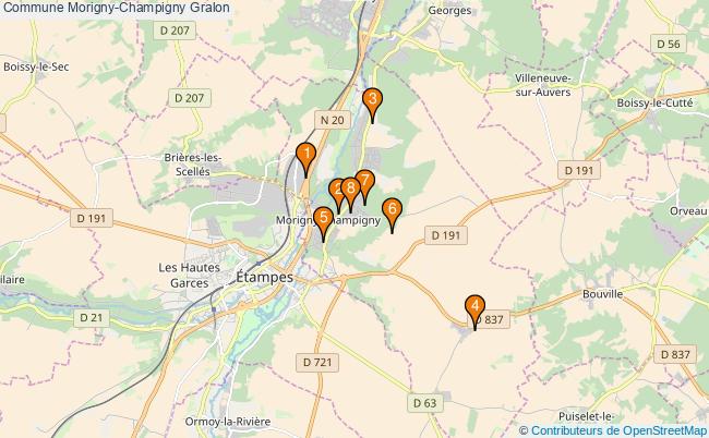 plan Commune Morigny-Champigny Associations commune Morigny-Champigny : 7 associations
