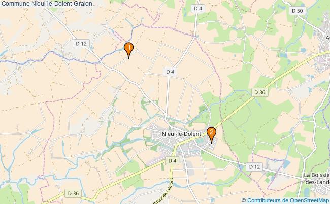 plan Commune Nieul-le-Dolent Associations commune Nieul-le-Dolent : 3 associations