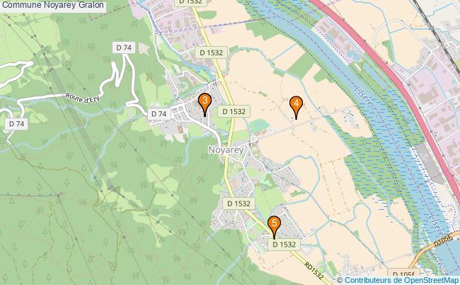 plan Commune Noyarey Associations commune Noyarey : 6 associations