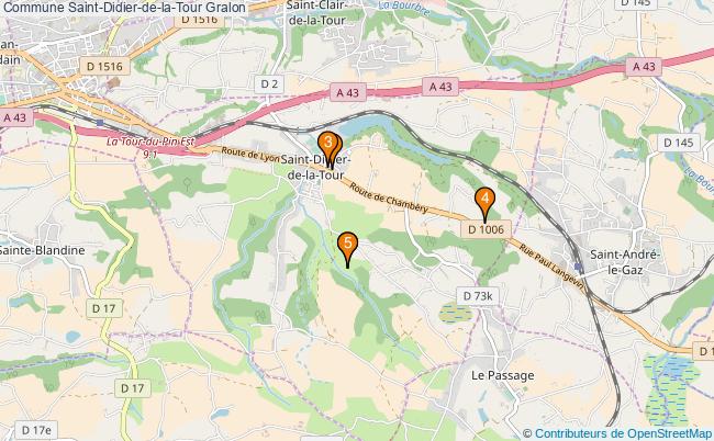 plan Commune Saint-Didier-de-la-Tour Associations commune Saint-Didier-de-la-Tour : 3 associations