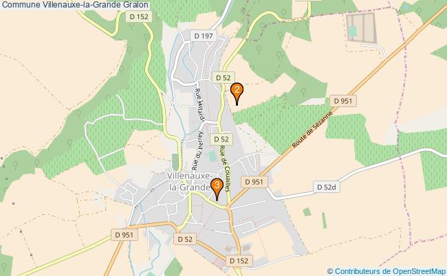 plan Commune Villenauxe-la-Grande Associations commune Villenauxe-la-Grande : 3 associations