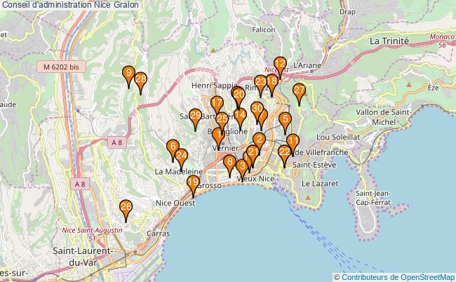 plan Conseil d'administration Nice Associations conseil d'administration Nice : 32 associations