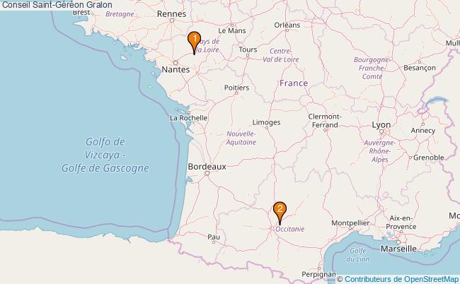 plan Conseil Saint-Géréon Associations Conseil Saint-Géréon : 2 associations