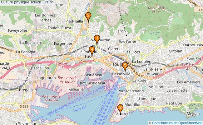 plan Culture physique Toulon Associations culture physique Toulon : 5 associations
