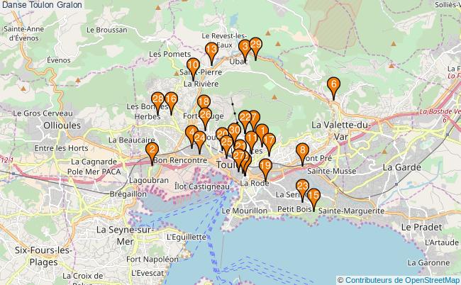 plan Danse Toulon Associations danse Toulon : 116 associations