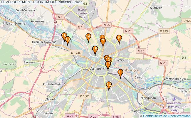 plan DEVELOPPEMENT ECONOMIQUE Amiens Associations DEVELOPPEMENT ECONOMIQUE Amiens : 22 associations