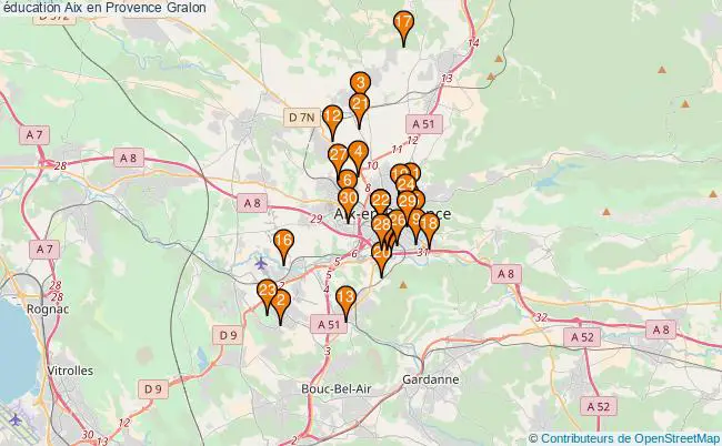 plan éducation Aix en Provence Associations éducation Aix en Provence : 211 associations