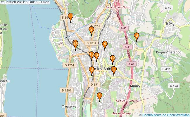 plan éducation Aix-les-Bains Associations éducation Aix-les-Bains : 25 associations