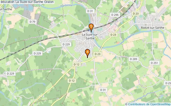 plan éducation La Suze-sur-Sarthe Associations éducation La Suze-sur-Sarthe : 5 associations