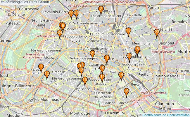 plan épidémiologiques Paris Associations épidémiologiques Paris : 33 associations
