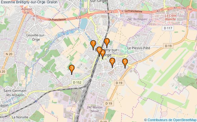 plan Essonne Brétigny-sur-Orge Associations Essonne Brétigny-sur-Orge : 9 associations