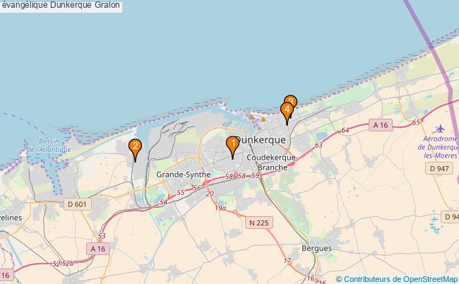 plan évangélique Dunkerque Associations évangélique Dunkerque : 4 associations