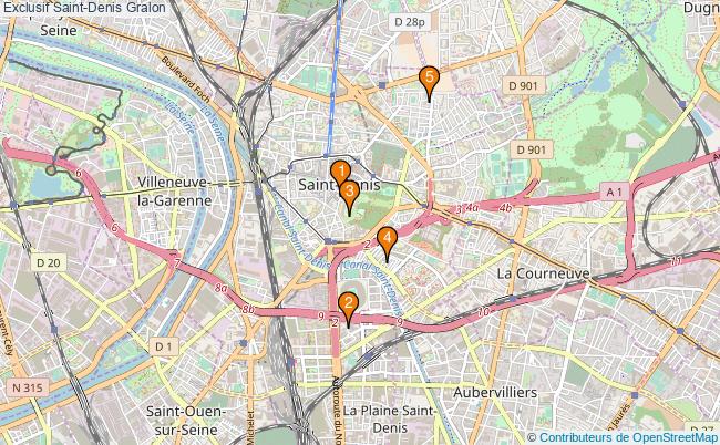 plan Exclusif Saint-Denis Associations Exclusif Saint-Denis : 6 associations