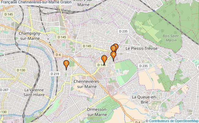plan Française Chennevières-sur-Marne Associations française Chennevières-sur-Marne : 4 associations