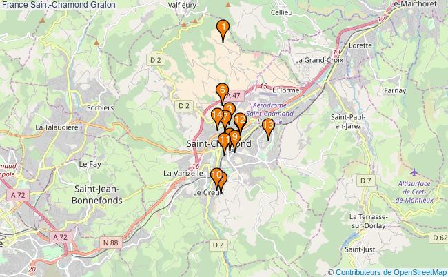 plan France Saint-Chamond Associations France Saint-Chamond : 16 associations