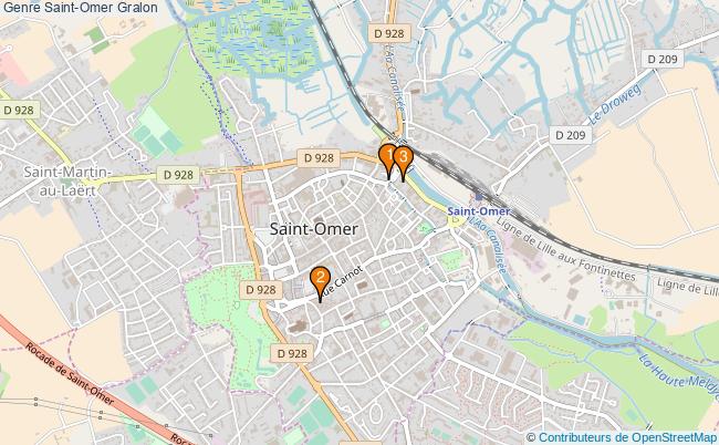 plan Genre Saint-Omer Associations genre Saint-Omer : 3 associations