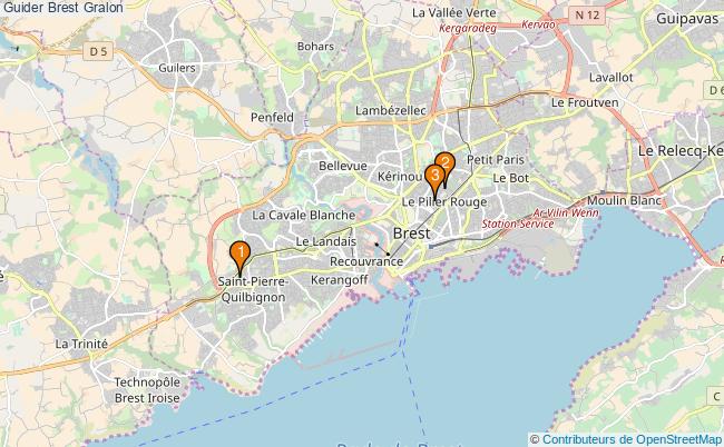 plan Guider Brest Associations guider Brest : 3 associations