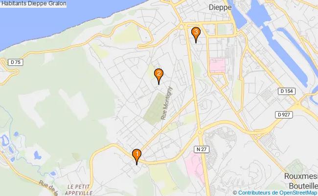 plan Habitants Dieppe Associations habitants Dieppe : 3 associations