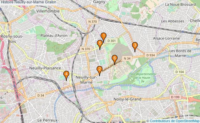 plan Histoire Neuilly-sur-Marne Associations histoire Neuilly-sur-Marne : 7 associations