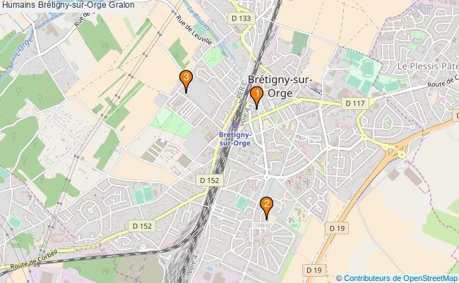 plan Humains Brétigny-sur-Orge Associations Humains Brétigny-sur-Orge : 4 associations