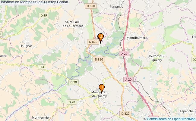 plan Information Montpezat-de-Quercy Associations information Montpezat-de-Quercy : 3 associations