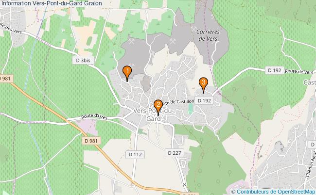 plan Information Vers-Pont-du-Gard Associations information Vers-Pont-du-Gard : 3 associations